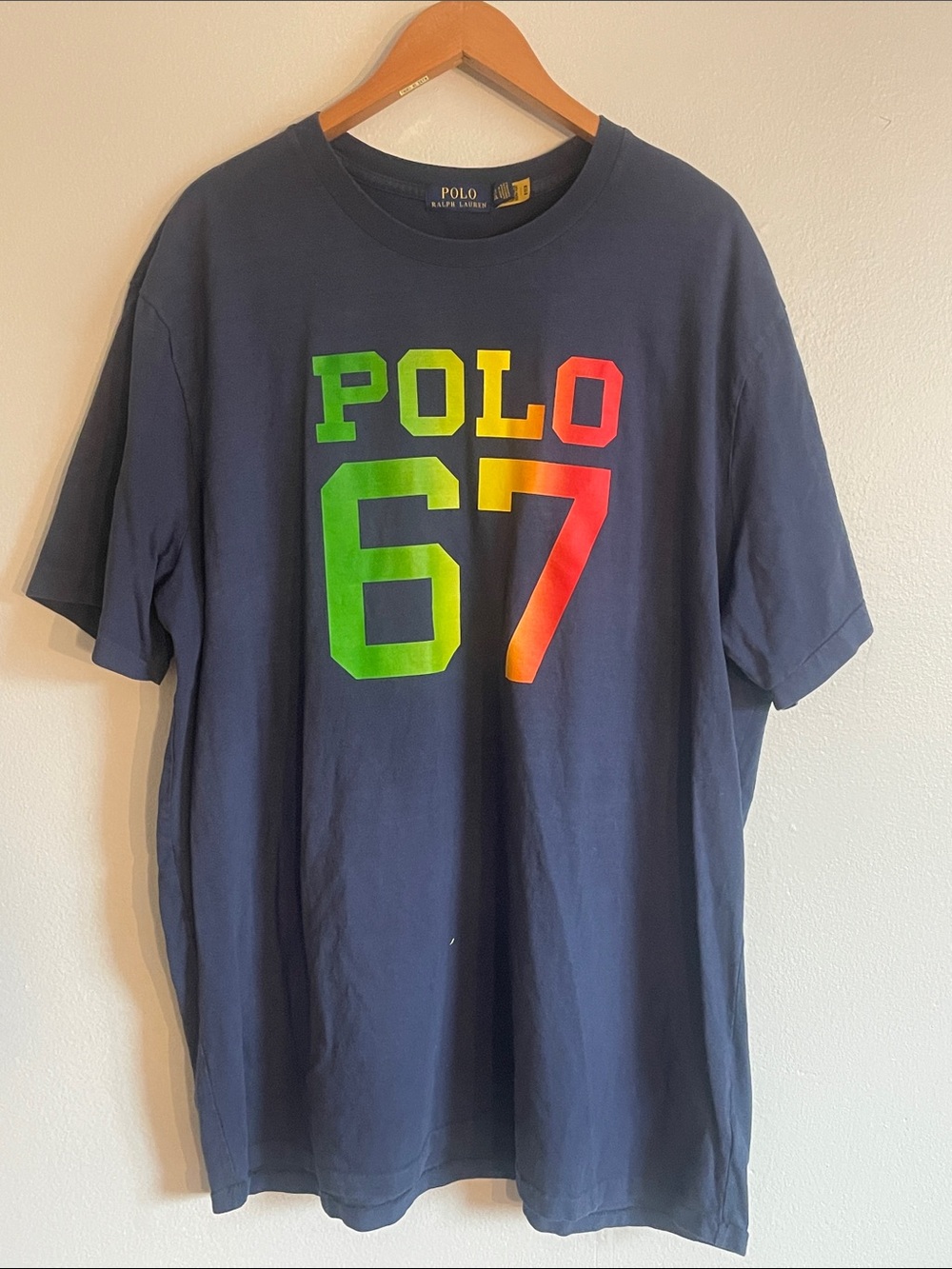 Polo Ralph Lauren  67 Navy Tee Size 2XLT